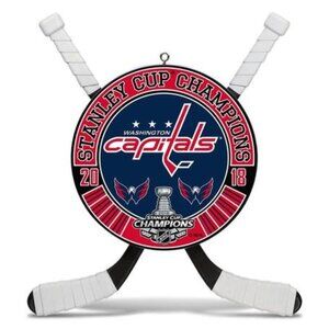 New! Washington Capitals Stanley Cup 2018 Champions Hallmark Keepsake Ornament